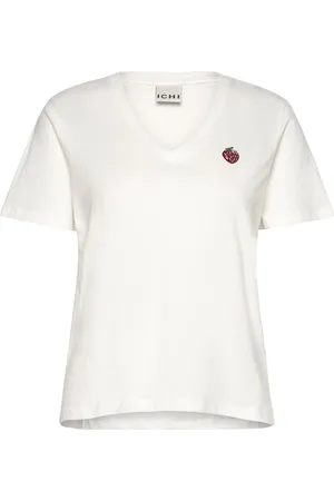 Ichi Ihkennedy Ss11 Tops T-shirts & Tops Short-sleeved White