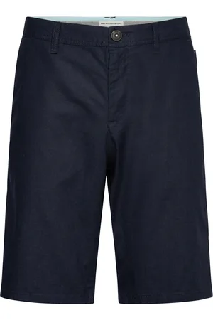 TOM TAILOR Regular Linen Chino Shorts Bottoms Shorts Chinos Shorts Navy