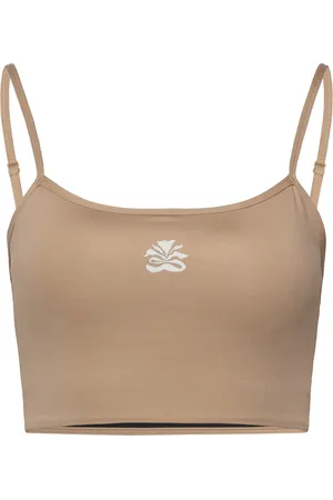 MOONCHILD YOGA WEAR Moonflower Bra Top Sport Sport Clothing Sport Bras - All Beige