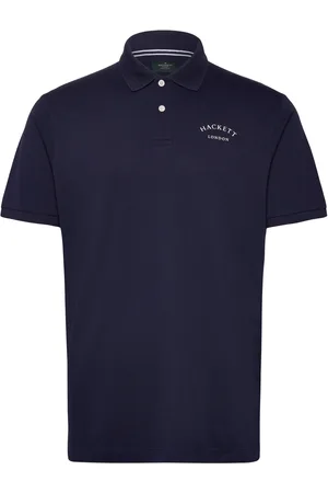 Hackett Heritage Ess Polo Designers Polos Short-sleeved Navy