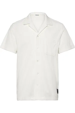 Björn Borg Borg Toweling Pool Shirt Tops Shirts Short-sleeved Shirts White