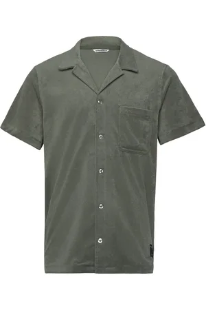 Björn Borg Borg Toweling Pool Shirt Tops Shirts Short-sleeved Shirts Green