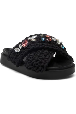 INUIKII Woven St S Matalapohjaiset Sandaalit Black