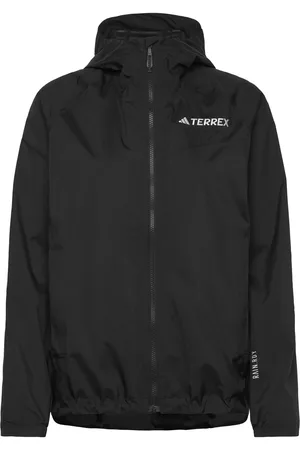 adidas W Mt 2L Rain Jk Sport Sport Clothing Sport Outerwear Sport Rainwear Sport Raincoats Black