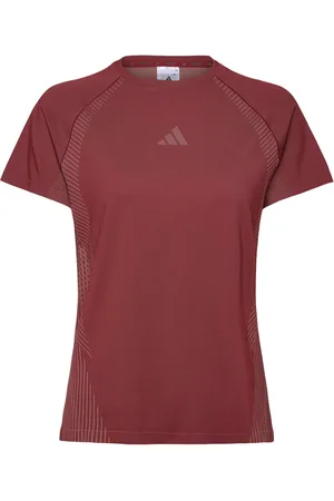 adidas Seamless Tshirt Sport Sport Clothing Sports Tops & T-shirts Sport T-shirts Red