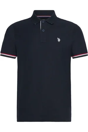 U.S. Polo Assn. Nis Reg Pi Uspa M Polo Tops Polos Short-sleeved Navy