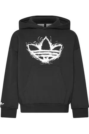 adidas Loose Hoodie Tops Sweat-shirts & Hoodies Hoodies Black