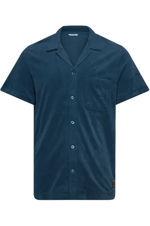 Björn Borg Borg Toweling Pool Shirt Tops Shirts Short-sleeved Shirts Navy