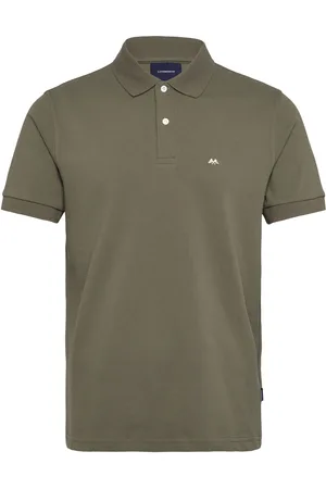 Lindbergh Polo S/S Tops Polos Short-sleeved Green