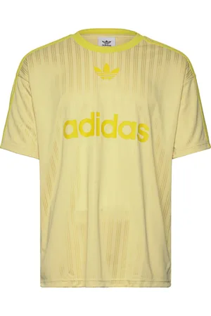 adidas Adicolor Poly T Sport T-shirts Short-sleeved Yellow