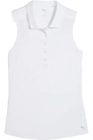 PUMA W Pure 2.0 Sl Polo Sport Women Sport Clothing Sports Tops & T-shirts Sport Polos White