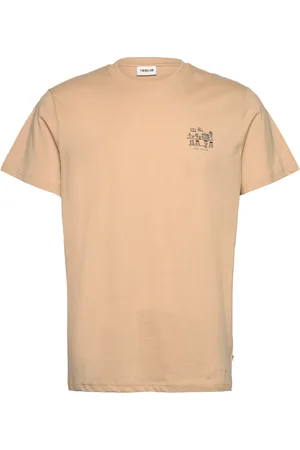 Solid Sdpax Tops T-shirts Short-sleeved Beige