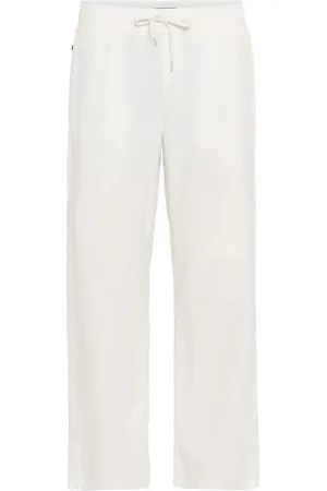 Matinique Mabarton Wide Pants Bottoms Trousers Linen Trousers White