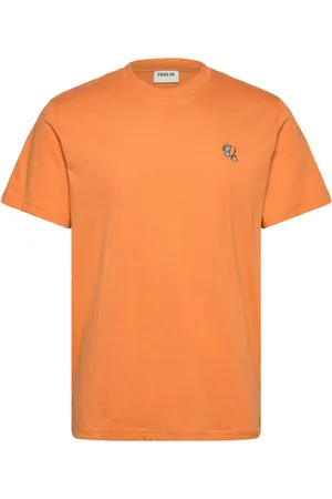 Solid Sdpei Tops T-shirts Short-sleeved Orange