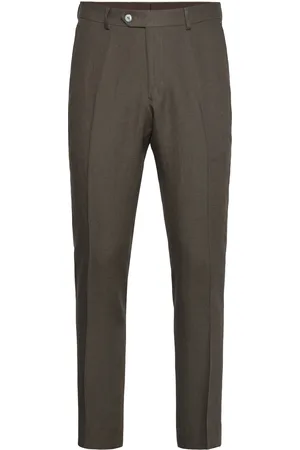 Oscar Jacobson Dandy Trousers Bottoms Trousers Formal Brown