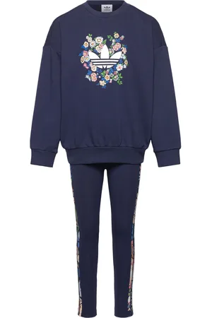 adidas Crew Leg Set Sets Sweatsuits Navy