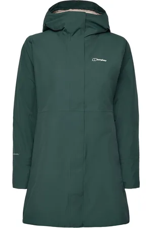 Berghaus Bg W Omeara Long Jkt Sport Women Sport Clothing Sport Outerwear Sport Jackets Sport Outdoor Jackets Green