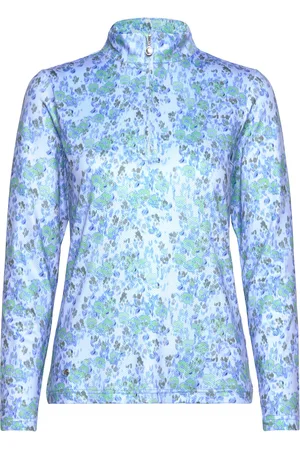 Daily Sports Sheermotion Ls Half Zip Sport Sport Clothing Sports Tops & T-shirts Sport Long Sleeve Tops Blue