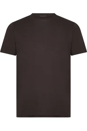 Oscar Jacobson Kim T-Shirt S-S Designers T-shirts Short-sleeved Brown