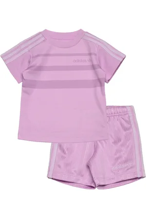 adidas Short Tee Set Sport Sets With Short-sleeved T-shirt Pink