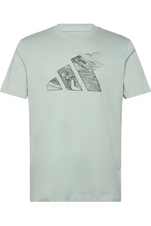 adidas M T Ce Logo T Sport Men Sports Clothes Sport Tops Sport T-shirts Green