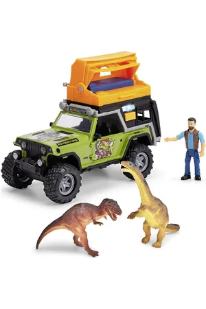DICKIE TOYS Dino Camper Leksaksbil, 23 Cm Toys Toy Cars & Vehicles Toy Vehicles Multi/patterned