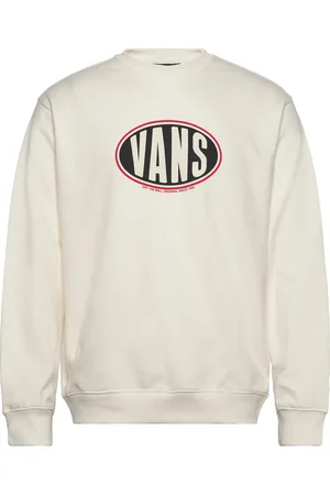Vans Spray On Loose Crew Sport Sport Clothing Sport Sweat-shirts & Hoodies Sport Sweat-shirts Cream
