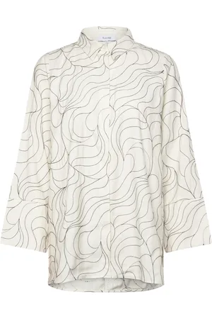 Levete Room Lr-Kora Tops Shirts Long-sleeved White