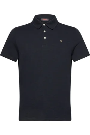 Morris Henry Polo Shirt Designers Shirts Short-sleeved Shirts Navy