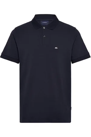 Lindbergh Polo S/S Tops Polos Short-sleeved Navy