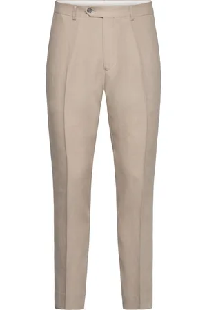 Oscar Jacobson Dandy Trousers Bottoms Trousers Formal Beige