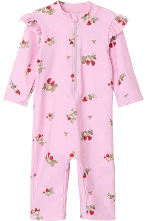 NAME IT Nmfzila 3/4 Uv Swimsuit Swimwear Uv Clothing Uv Suits Pink