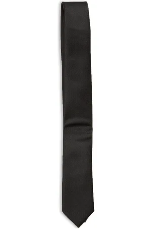 Grunt Our For 5 Plaine Tie Rusetti Solmio Kravatti Black