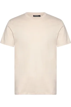 J Lindeberg M Cotton Blend T-Shirt Designers T-shirts Short-sleeved Cream