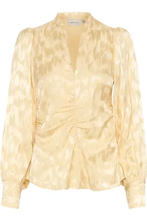 Gestuz Gzdalila Ls Blouse Tops Blouses Long-sleeved Yellow