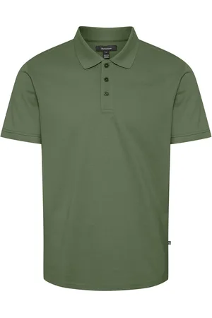 Matinique Mapoleo Melange Tops Polos Short-sleeved Green