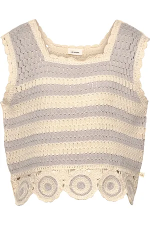 Lil Atelier Nmffauna Vest Lil Tops Vests Cream