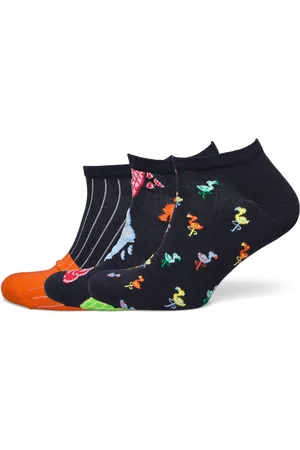 Happy Socks 3-Pack Navy Low Socks Lingerie Socks Footies-ankle Socks Navy