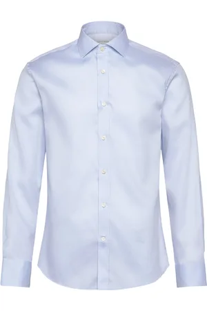 Tiger of Sweden Adley C Designers Shirts Blue