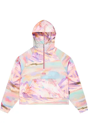 Picture Organic Clothing Quenda 1/2 Zip Printed H Sport Women Sport Clothing Sport Sweat-shirts & Hoodies Sport Sweat-shirts Multi/patterned