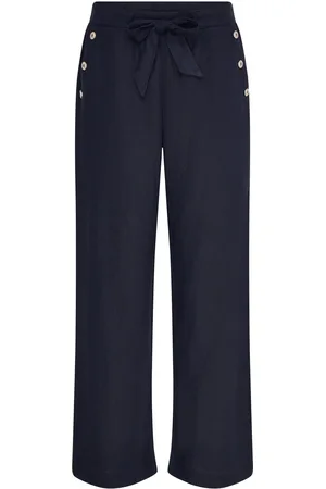 Freequent Fqlava-Pants Bottoms Trousers Culottes Navy
