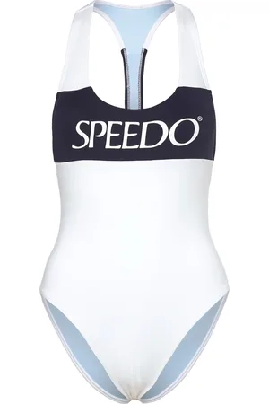 Speedo 8-004433 Cb Racerback 1 Pc Sport Sport Clothing Sport Swimwear Sport Swimsuits White