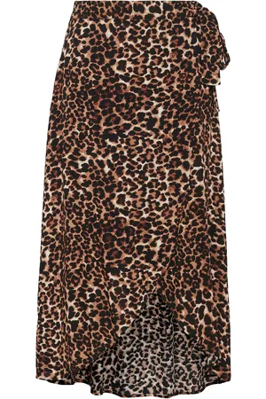 Pieces® Pctala Wrap Skirt Wvn Noos Bc Skirts Knee-length & Midi Skirts Multi/patterned