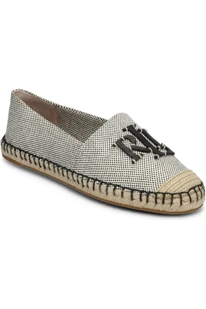 Ralph Lauren Cameryn Iii Canvas & Leather Espadrille Matalat Sandaalit Espadrillot Black