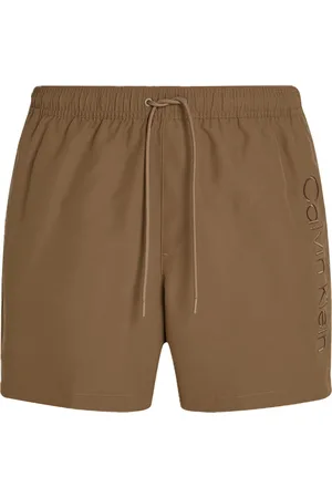 Calvin Klein Medium Drawstring Uimashortsit Brown