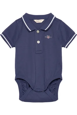 GANT Contrast Tp Pique Body Bodies Short-sleeved Blue