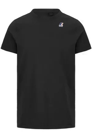 K-Way Le Vrai Edouard Tops T-shirts Short-sleeved Black