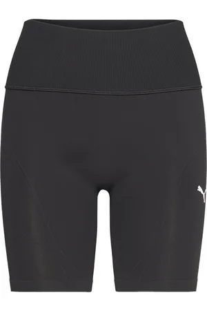 PUMA Shapeluxe Seamless Hw 6" Short Tight Sport Shorts Cycling Shorts Black
