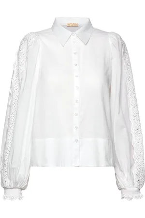 by Ti Mo Cotton Slub Shirt Designers Shirts Long-sleeved White