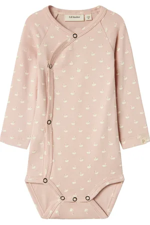 Lil Atelier Nbfgayo Ls Slim Wrap Body Lil Bodies Wrap Bodies Pink